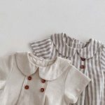 【66-90】ロンパース ストライプ 無地 シンプル ベビー服 - 画像 (19)