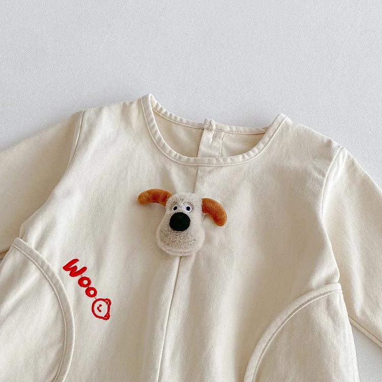 【66-90】オールインワン 犬柄 可愛い 着心地良い ベビー服 - 画像 (6)