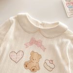 【73-120】トップスorボトムス 可愛い クマハート 女の子 - 画像 (15)