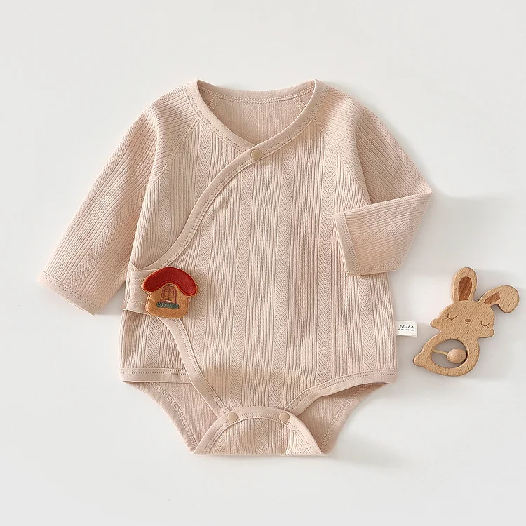 【59-80】ロンパース 着心地抜群 シンプル 肌触り良い ベビー服 - 画像 (6)