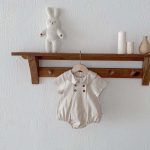 【66-90】ロンパース ストライプ 無地 シンプル ベビー服 - 画像 (14)