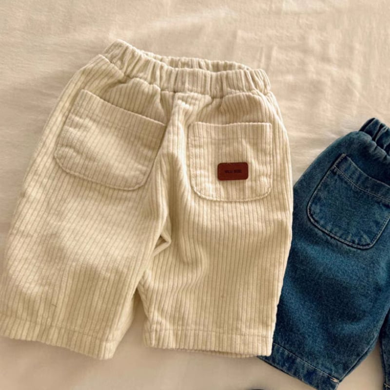 【73-100】パンツ ベーシック コーデュロイ カジュアル 履きやすい ボトムス - 画像 (8)