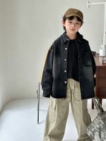 【90-150】デニムジャケット 男の子 フリンジデザイン カジュアル 韓国風 アウター - 画像 (4)