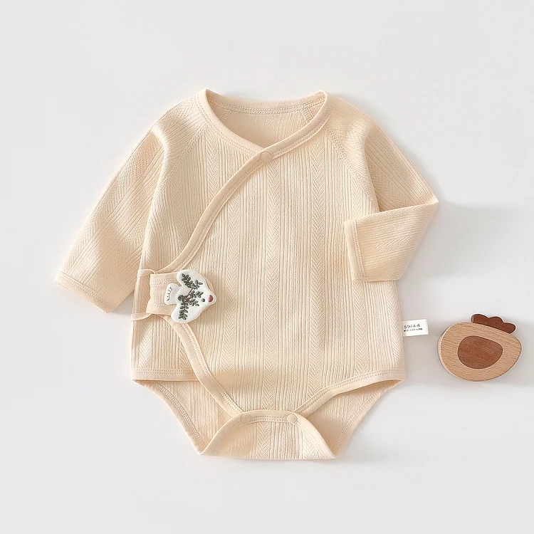 【59-80】ロンパース 着心地抜群 シンプル 肌触り良い ベビー服 - 画像 (3)