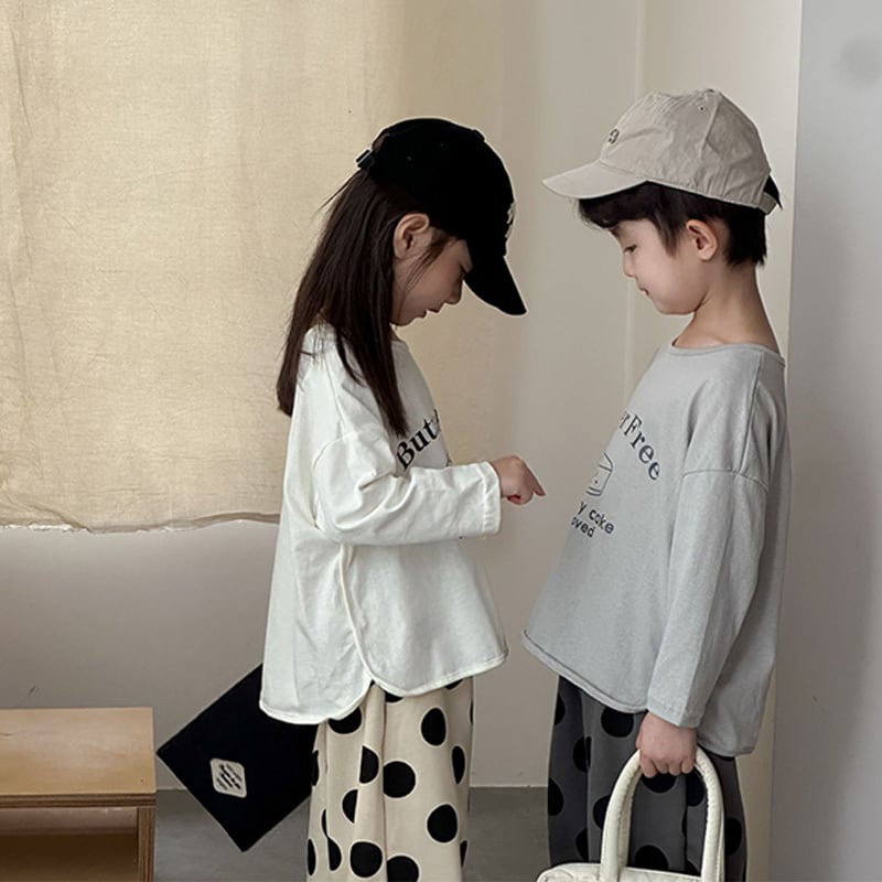 【80-150】長袖Tシャツ デザートプリント シンプル 定番 兄妹お揃い - 画像 (9)