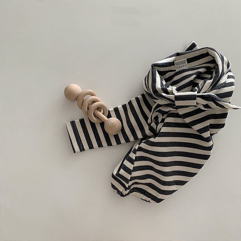 【66-90】ロンパース セーラーカラー 肌に優しい ベビー服 - 画像 (8)