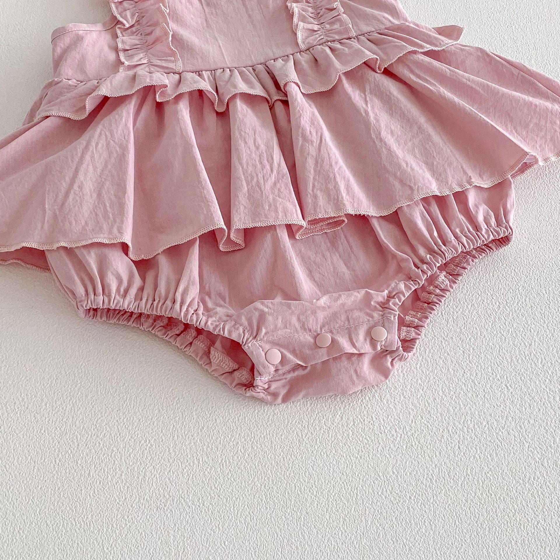 【66-90】ロンパース フリル キャミ おしゃれ ベビー服 - 画像 (11)