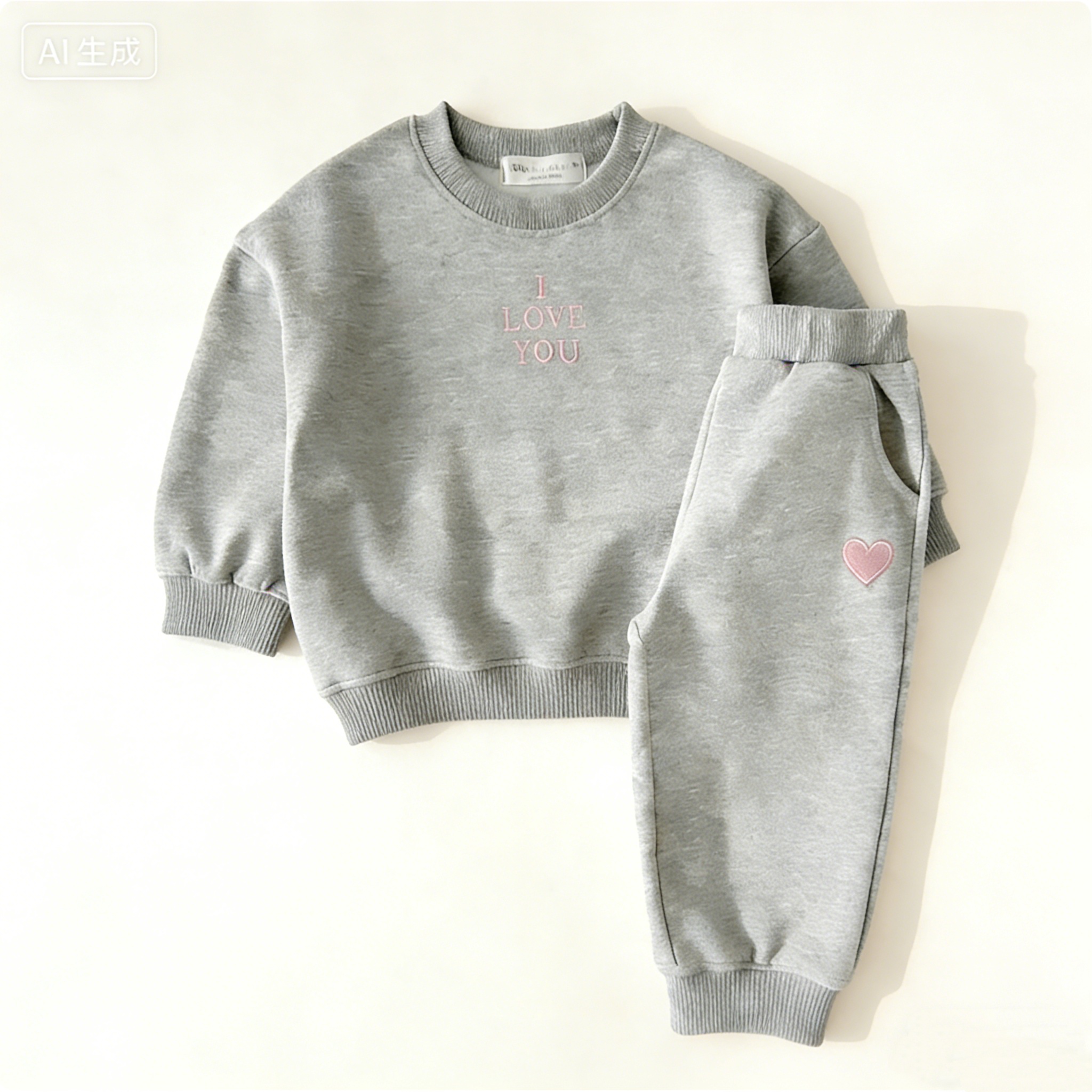 【80-120】シンプル トレーナー+パンツ セットアップ - 画像 (10)