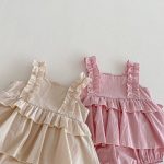 【66-90】キャミロンパース フリル 可愛い ベビー服 - 画像 (8)