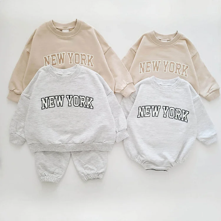 【59-90】ロンパース 英字プリント シンプル 定番 ベビー服 - 画像 (3)