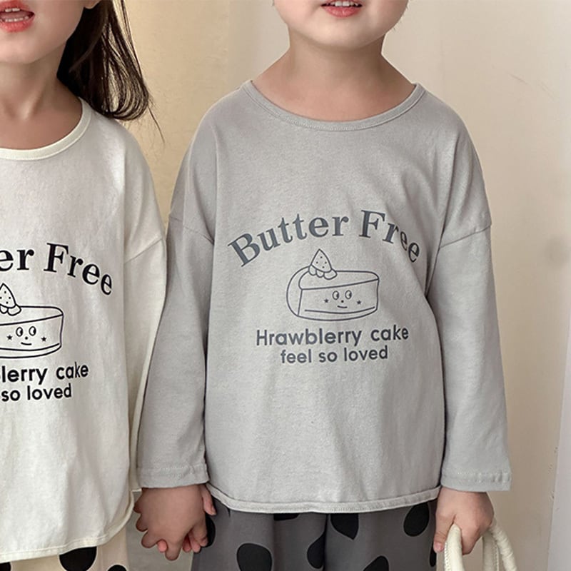 【80-150】長袖Tシャツ デザートプリント シンプル 定番 兄妹お揃い - 画像 (5)
