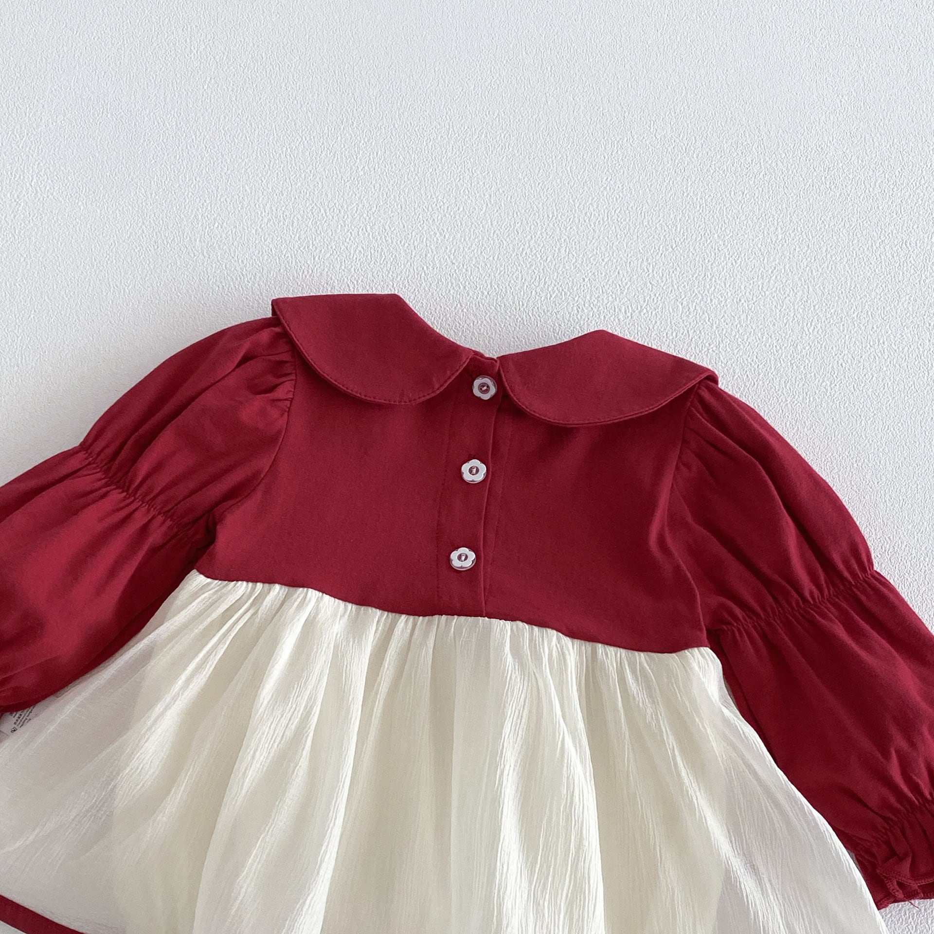 【66-90】ロンパース 蝶結び レッド 可愛い おしゃれ 定番 - 画像 (12)