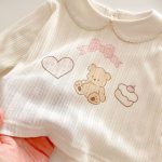 【73-120】トップスorボトムス 可愛い クマハート 女の子 - 画像 (14)