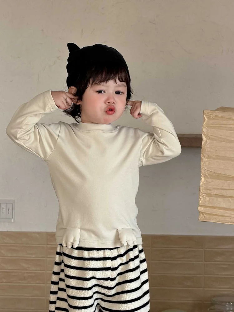 【73-110】セットアップ or インナー ペーギンデザイン 可愛い ベビー服 - 画像 (7)