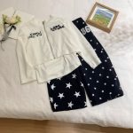 【90-150】トップス or パンツ 女の子 カジュアル 韓国風 星柄 - 画像 (6)