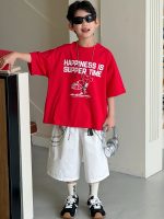 【90-160】半袖Ｔシャツ 男の子 英字 プリント - 画像 (3)