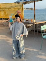 【90-160】半袖 Tシャツ 男の子 ルーズ リラックス 快適 肌触り良い トップス - 画像 (2)