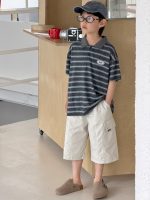 【90-160】半袖Tシャツ 男の子 ボーダー柄 お出かけに - 画像 (3)