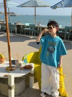 【90-160】半袖 Tシャツ 男の子 着せやすい おしゃれ トレンド感 快適 トップス - 画像 (4)
