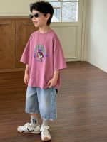 【90-160】半袖Tシャツ トップス 男の子 着回しやすい ポップデザイン - 画像 (5)
