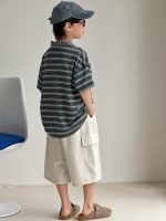 【90-160】半袖Tシャツ 男の子 ボーダー柄 お出かけに - 画像 (6)