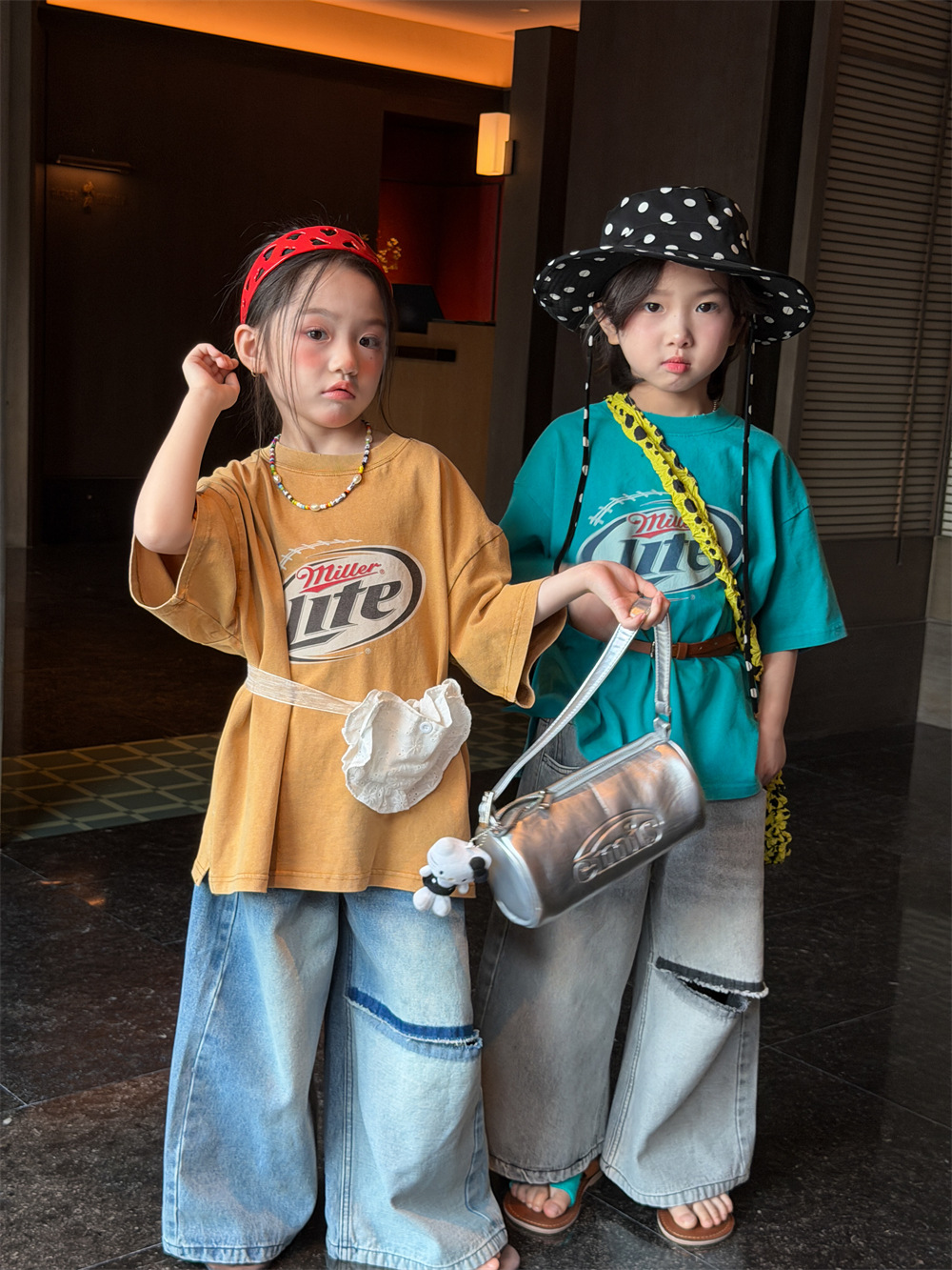 【90-150】Tシャツ 半袖 トレンド カジュアル ラウンドネック トップス - 画像 (3)