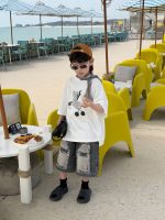 【90-160】半袖 Tシャツ 男の子 リラックス 快適 やさしい 柔らか トップス - 画像 (5)