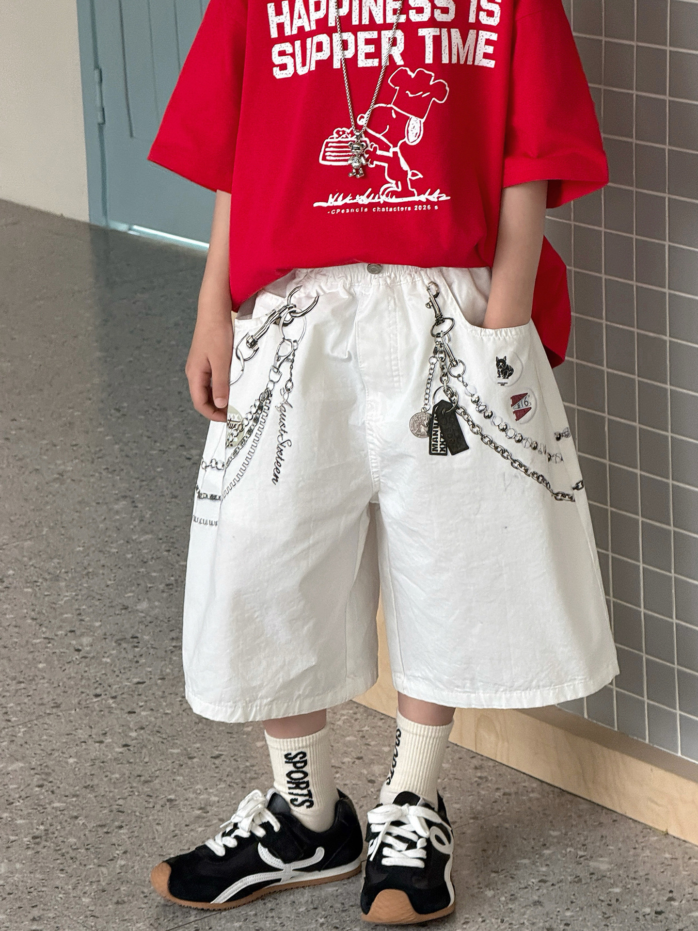 O1CN0151Znmu1IH8WJPRL5G_2215116460867-0-cib.jpg 【90-160】ショートパンツ 男の子 プリント クール - 画像 (1)