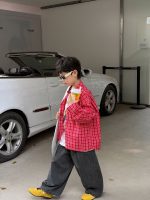 【90-160】シャツ 男の子 チェック柄 肌触りいい 合わせやすい トップス - 画像 (5)