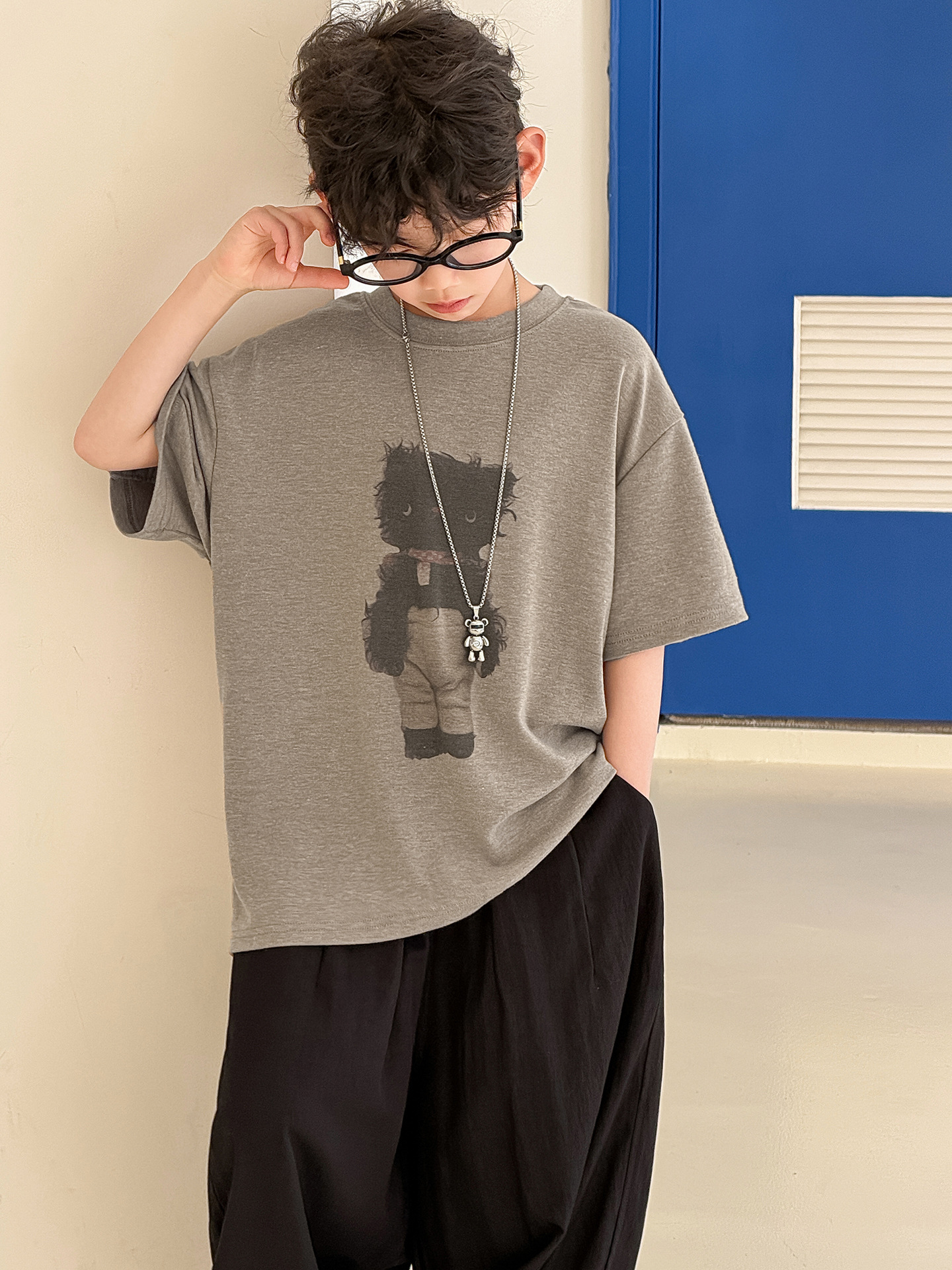 O1CN018Pjj051IH8W1HPQwQ_2215116460867-0-cib.jpg 【90-160】半袖 Tシャツ 男の子 カジュアル お出かけに - 画像 (1)