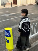 【90-160】トレーナー 男の子 合わせやすい カジュアル ゆったり トップス - 画像 (4)