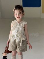 【80-130】トップスorショートパンツ 女の子 普段使い カジュアル 着せやすい - 画像 (3)