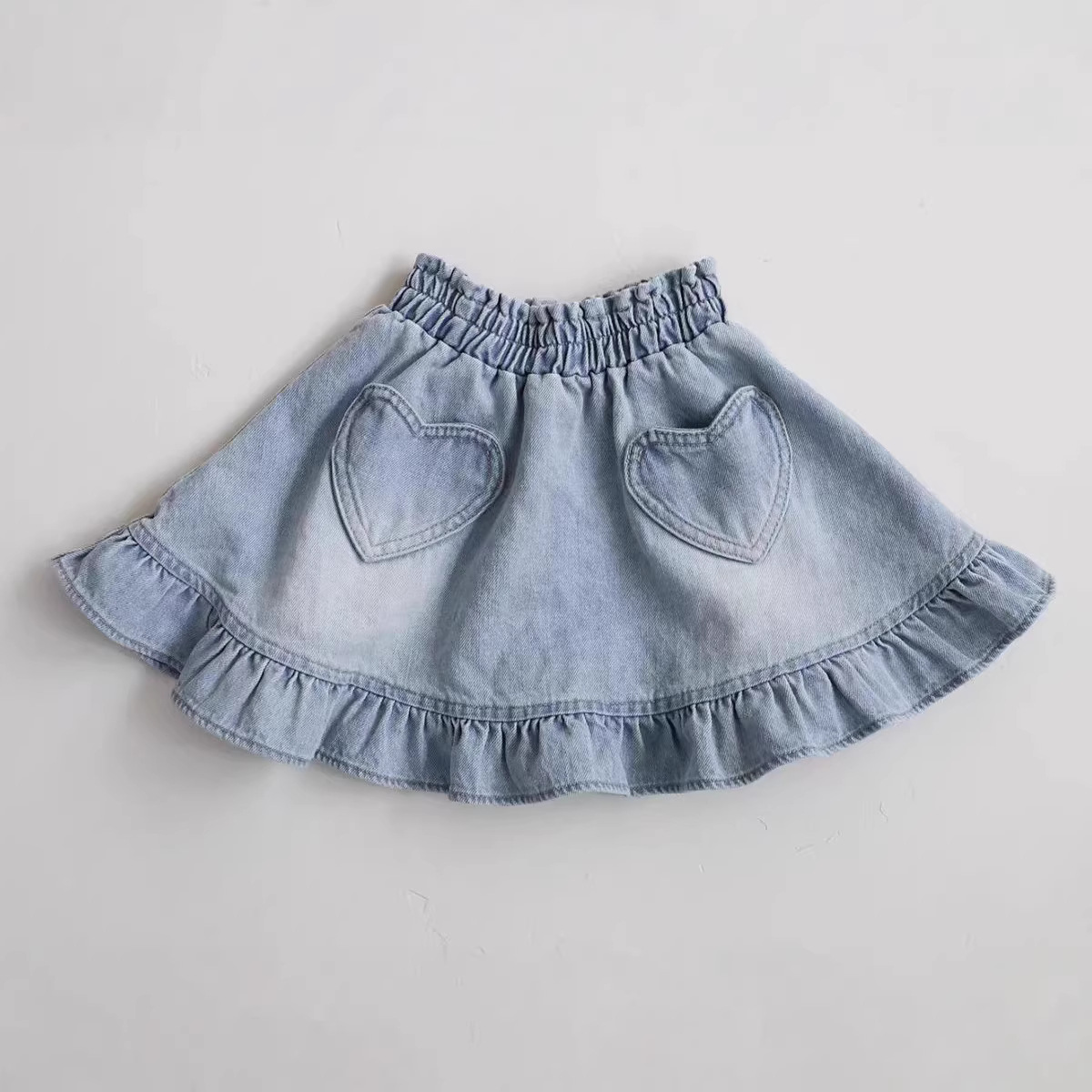 【73-120】デニムスカート ベビー 女の子 可愛い スウィート - 画像 (5)