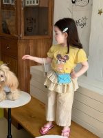 【80-130】半袖 Tシャツorパンツ 女の子 キュート 着せやすい 新作 - 画像 (6)