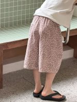 【90-160】ショートパンツ 男の子 レオパード ストリート風 - 画像 (3)
