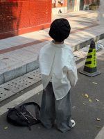 【90-160】シャツ 男の子 肌触り良い スッキリ 快適 合わせやすい トップス - 画像 (5)