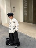 【90-160】シャツ 男の子 トレンド 着せやすい スッキリ おしゃれ トップス - 画像 (4)