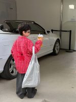 【90-160】シャツ 男の子 チェック柄 肌触りいい 合わせやすい トップス - 画像 (4)