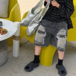 【90-160】ショートパンツ 男の子 デニム素材 履きやすい おしゃれ ボトムス - 画像 (3)