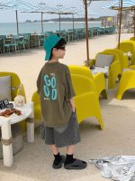 【90-160】半袖 Tシャツ 男の子 肌触り良い リラックス 着せやすい ルーズ トップス - 画像 (5)