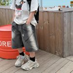 【90-160】ショートパンツ 男の子 デニム素材 履きやすい おしゃれ 快適 ボトムス - 画像 (4)