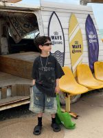 【90-160】半袖 Tシャツ 男の子 ゆったり 着せやすい リラックス クール トップス - 画像 (3)