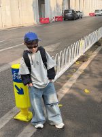 【90-160】長袖 Tシャツ 男の子 合わせやすい ストレート カッコイイ トップス - 画像 (5)