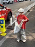 【90-160】半袖 Tシャツ 男の子 カジュアル ゆったり 快適 トップス - 画像 (4)