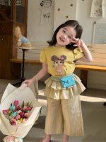 【80-130】半袖 Tシャツorパンツ 女の子 キュート 着せやすい 新作 - 画像 (4)