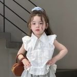 【80-130】シャツorショートパンツorパンツ 女の子 こなれ感 着せやすい 爽やか - 画像 (4)
