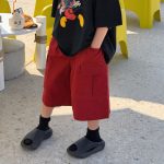 【90-160】ショートパンツ 男の子 合わせやすい ストリート 今っぽい ボトムス - 画像 (2)