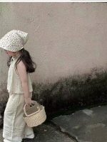 【90-140】セットアップ 女の子 ふんわり 爽やか こなれ感 着せやすい トップス&パンツ - 画像 (5)