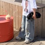 【90-160】ジーンズ 男の子 デイリー 合わせやすい デニム素材 こなれ感 パンツ - 画像 (3)