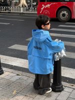 【90-160】アウター 男の子 カジュアル リラックス 合わせやすい 快適 トップス - 画像 (2)